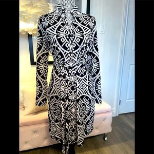 Black & White Dress with a hint of bling